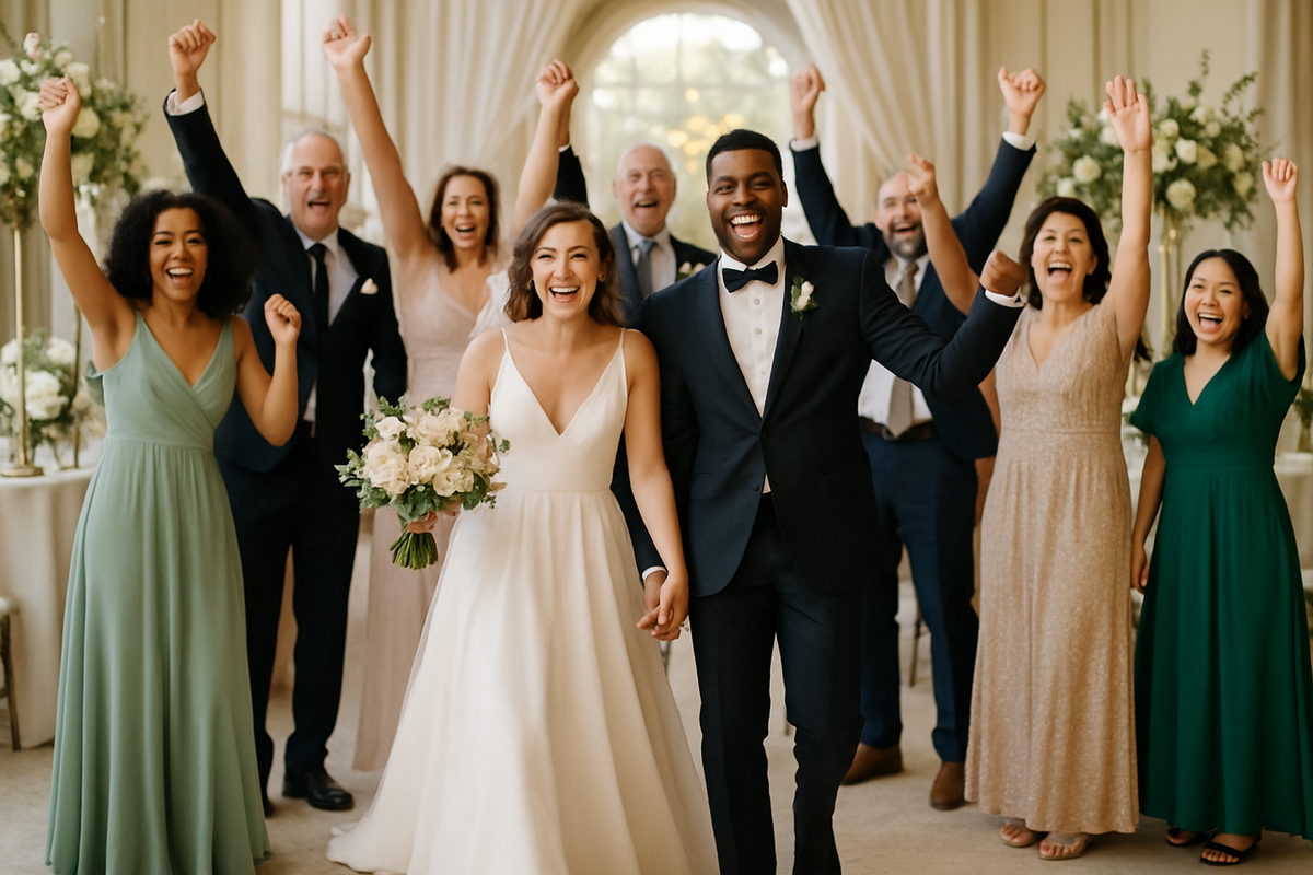 Emma & David wedding photo