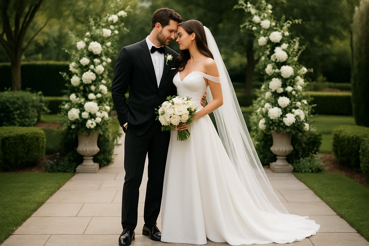 Lisa & James wedding photo